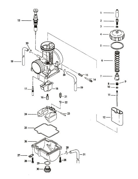 keihin carburetor diagram 
